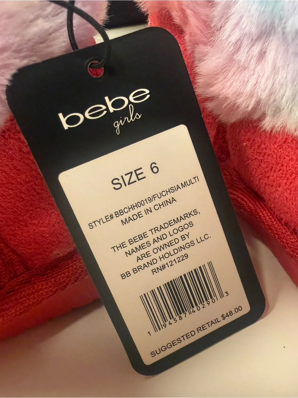 NWT bebe Girls' Faux-Fur Winter Boots